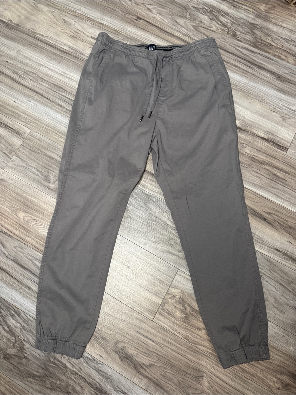 GAP Men’s Gray Drawstring Joggers Size Large